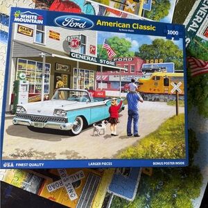 Ford Vintage Car Puzzle